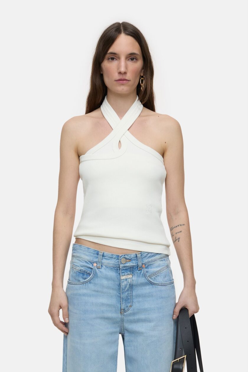 TOP  COLOR MARFIL CLOSED - Imagen 2