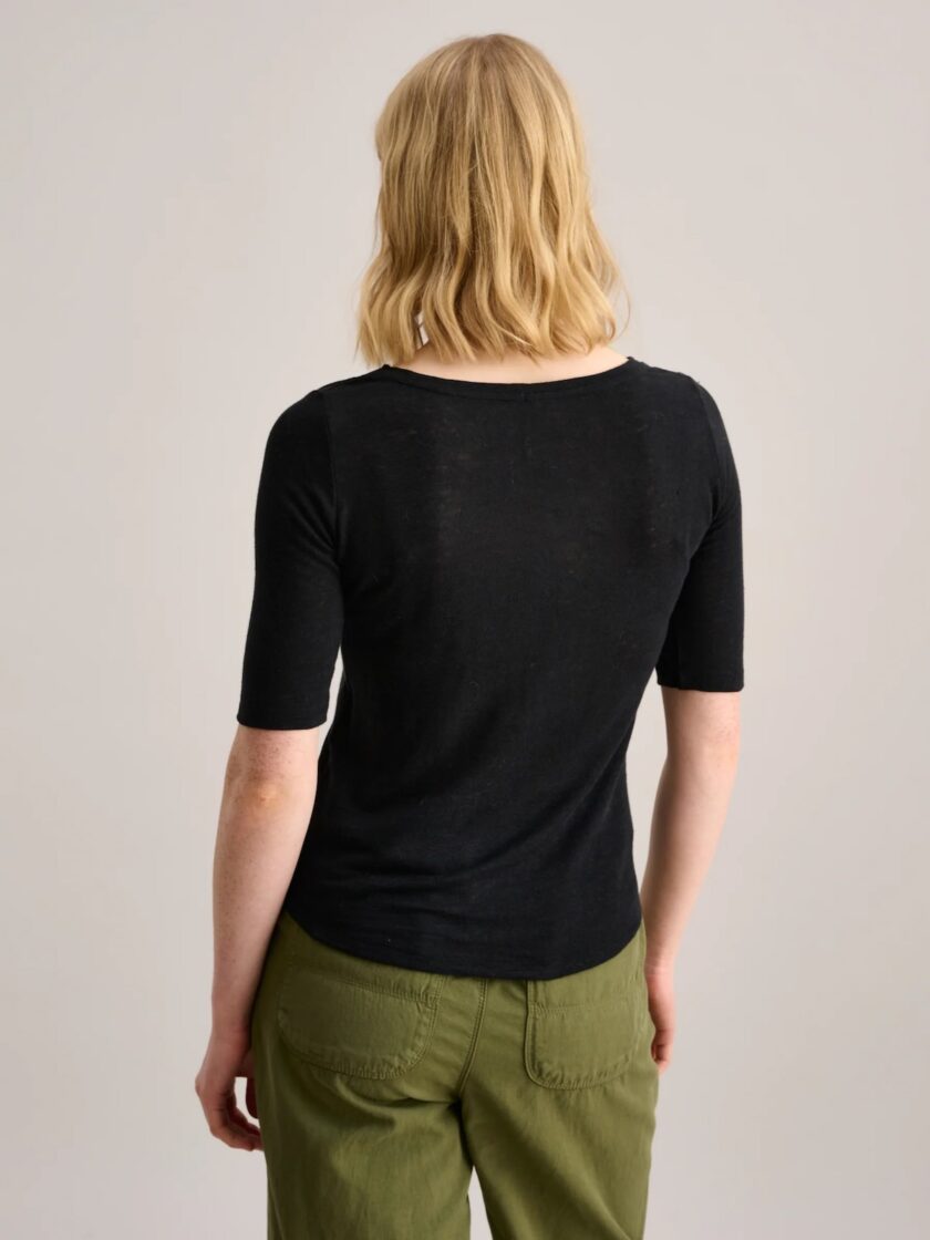 CAMISETA  COLOR NEGRO BEELEROSE - Imagen 2