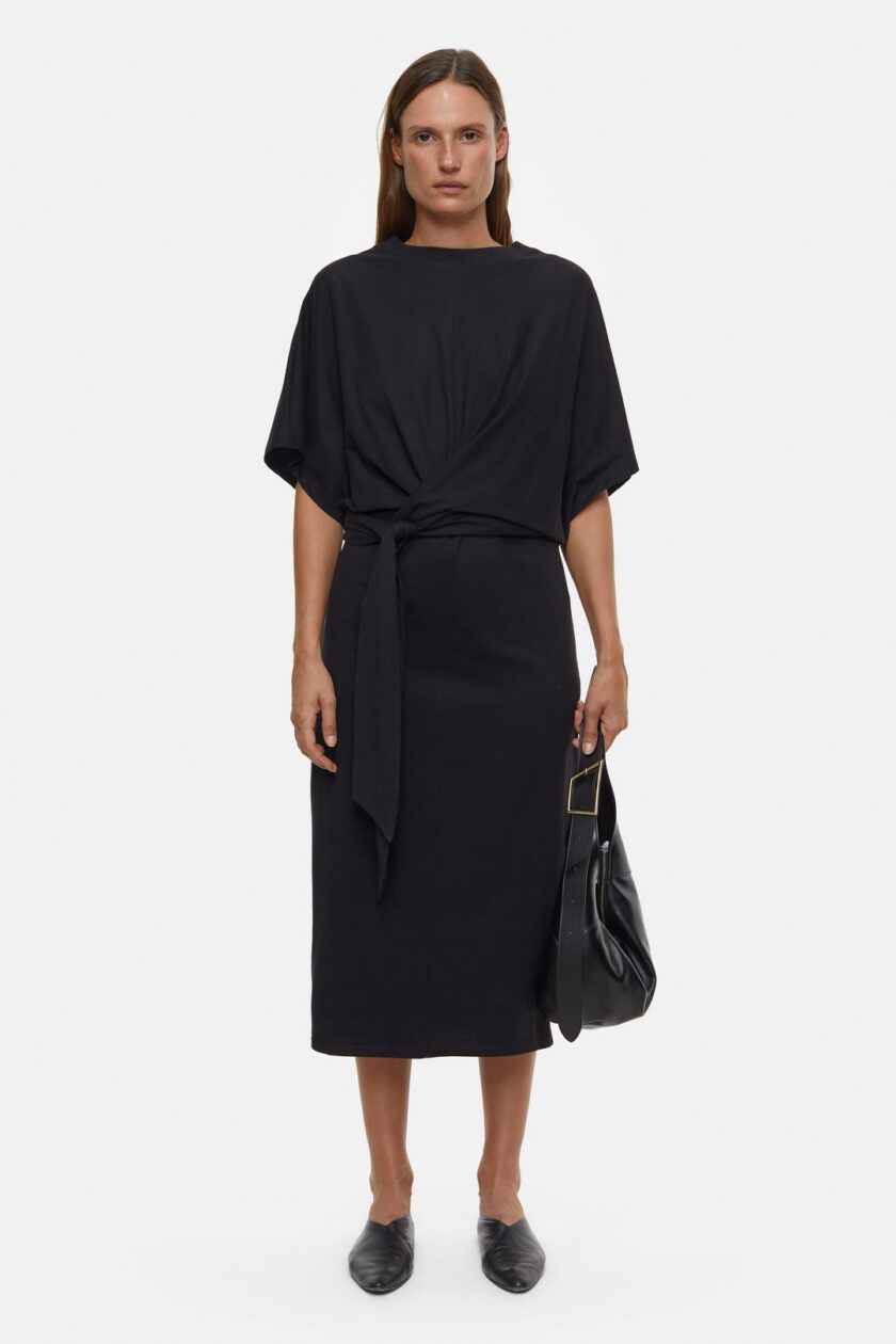 VESTIDO  COLOR NEGRO CLOSED - Imagen 2