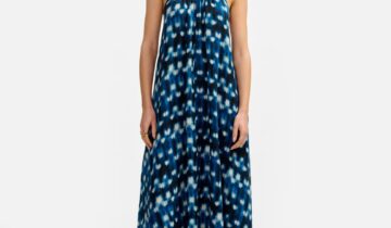 VESTIDO  COLOR AZUL BEELEROSE