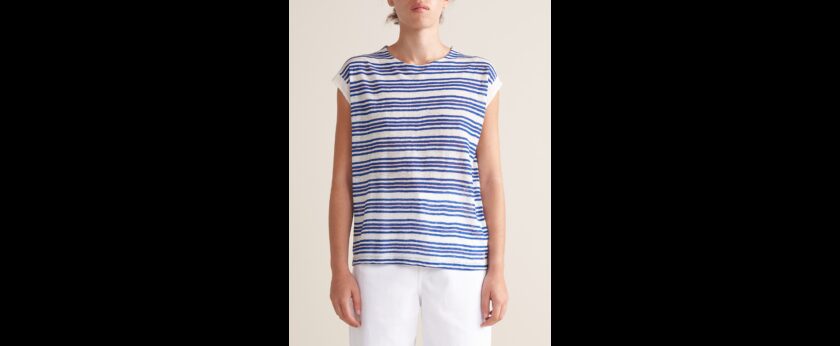 CAMISETA  COLOR azul BEELEROSE - Imagen 3