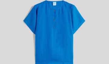 BLUSA  COLOR AZUL ASPESI