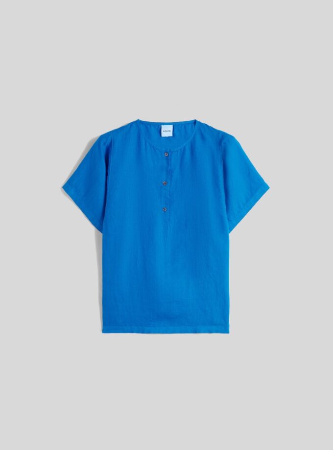 BLUSA  COLOR AZUL ASPESI