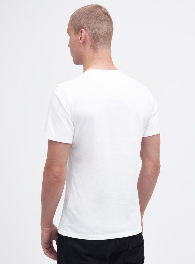 CAMISETA COLOR BLANCO BARBOUR