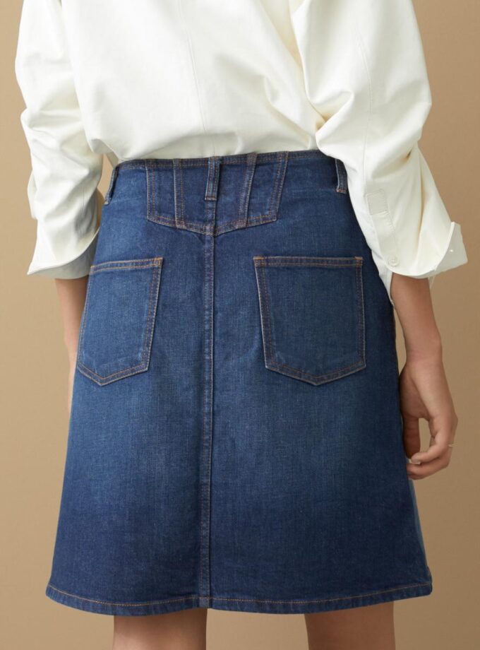 FALDA  COLOR AZUL CLOSED