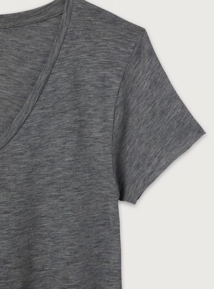 CAMISETA COLOR ANTRACITA JASPEAD AMERICAN VINTAGE