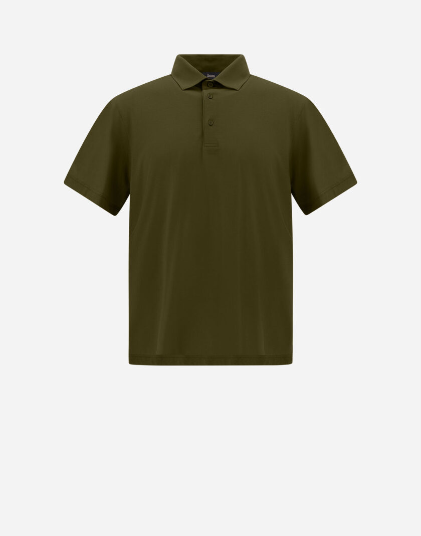 POLO DE CREPE JERSEY HERNO