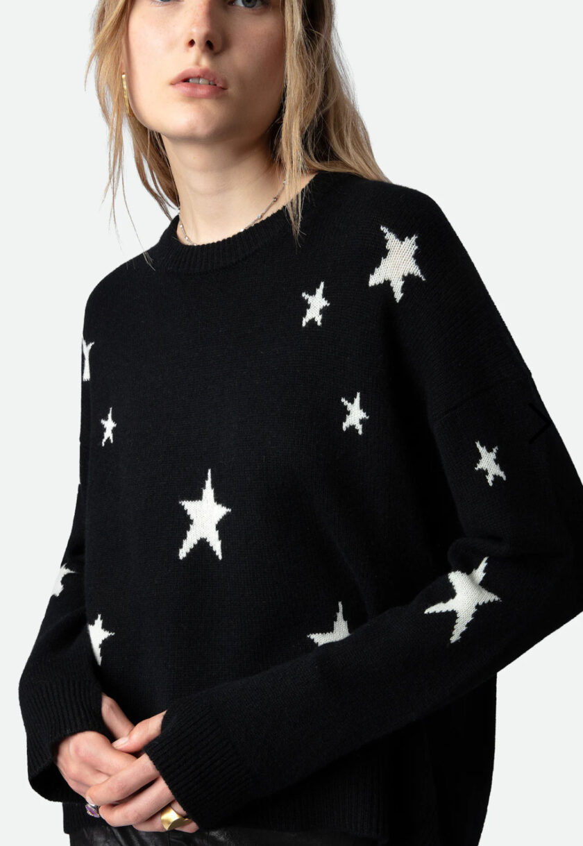 Jersey Markus Stars 100% Cachemira ZADIG ET VOLTAIRE - Imagen 2