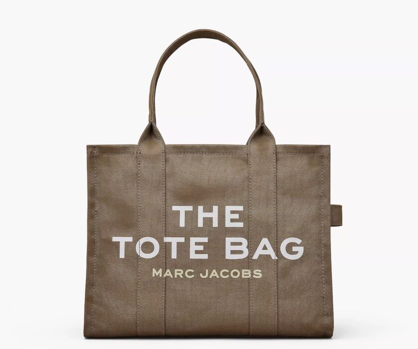 THE LARGE TOTE SLATE GREEN MARC JACOBS
