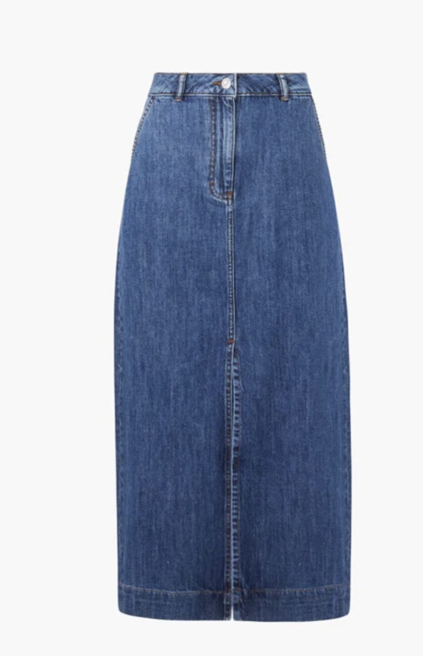 FALDA  COLOR azul french conecction