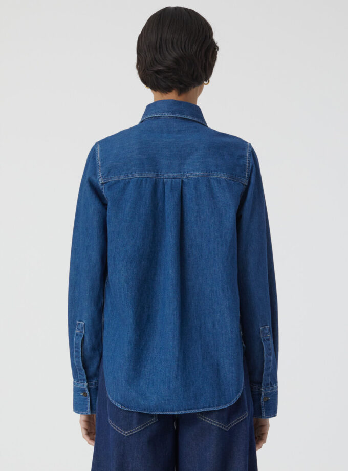 CAMISA  COLOR AZUL CLOSED