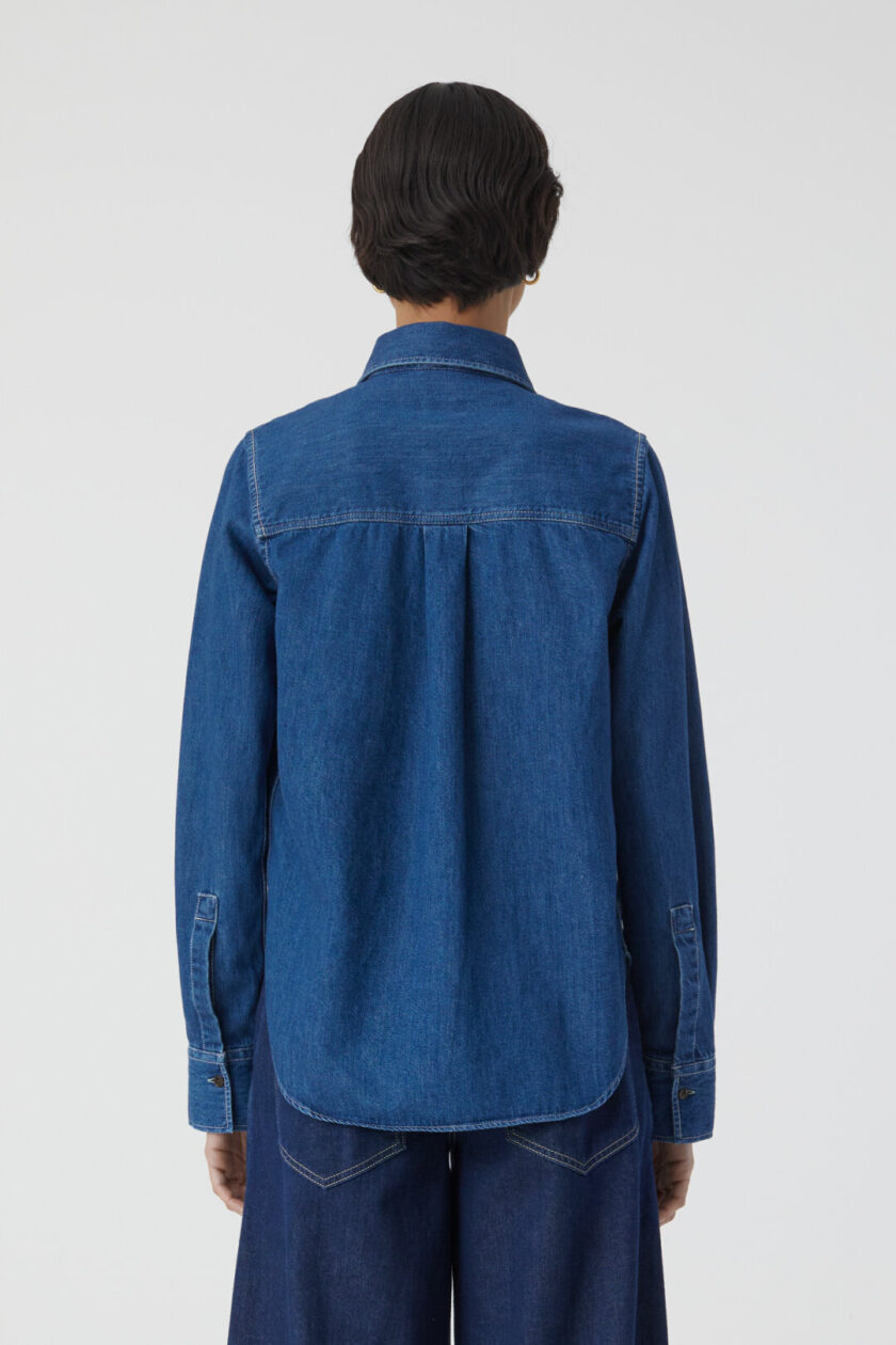 CAMISA  COLOR AZUL CLOSED - Imagen 3