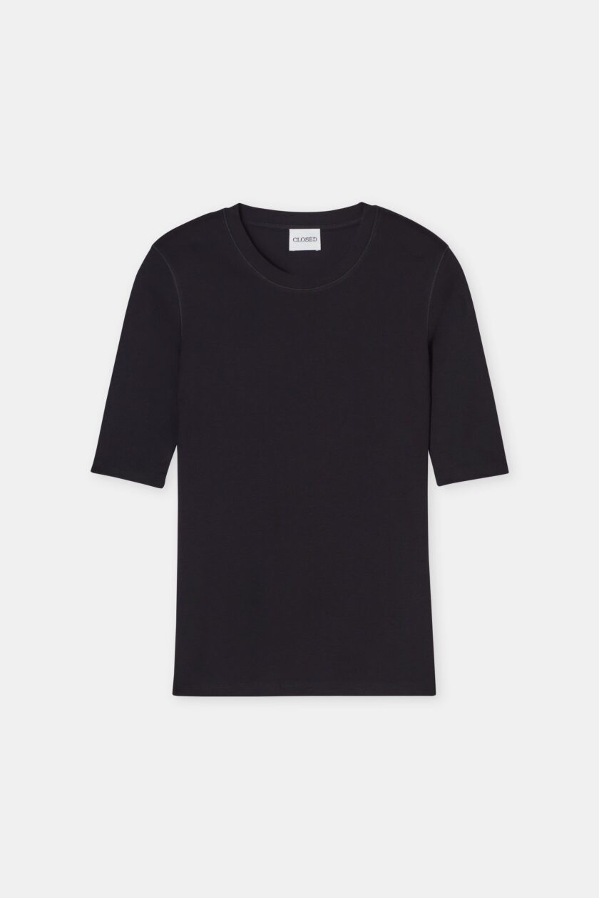 CAMISETA  COLOR NEGRO CLOSED