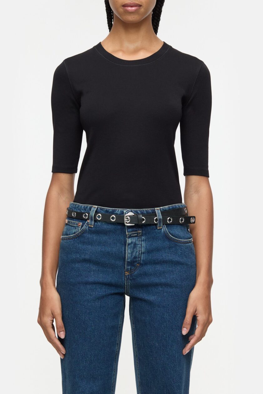 CAMISETA  COLOR NEGRO CLOSED - Imagen 2