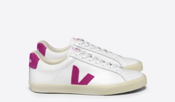 ESPLAR LEATHER WHITE ULTRAVIOLET VEJA