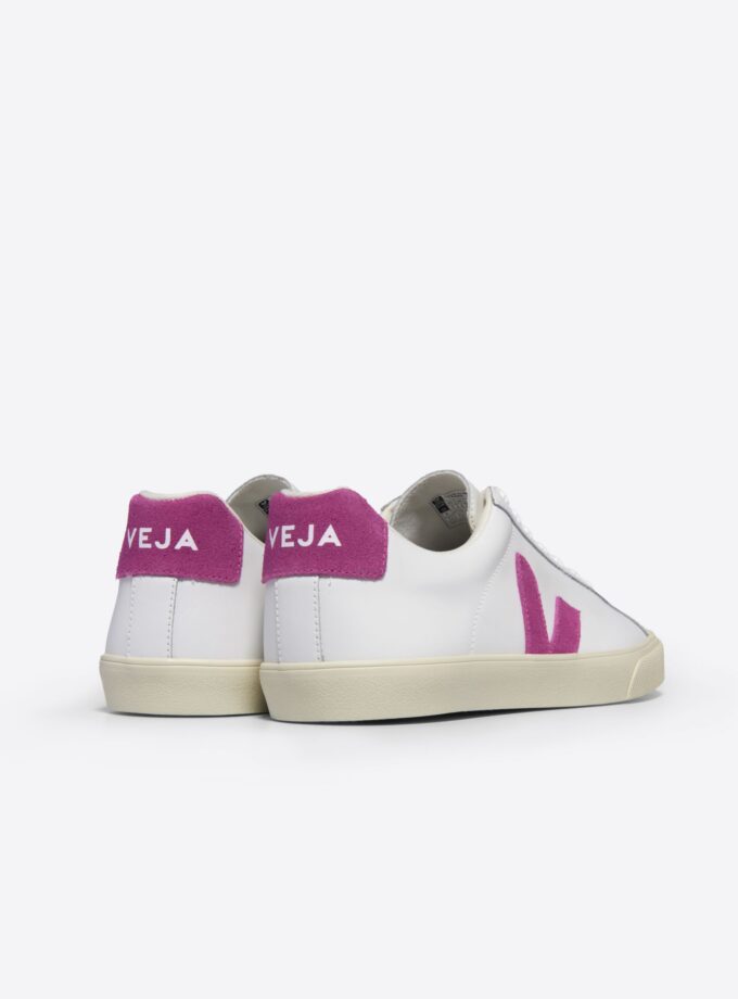 ESPLAR LEATHER WHITE ULTRAVIOLET VEJA
