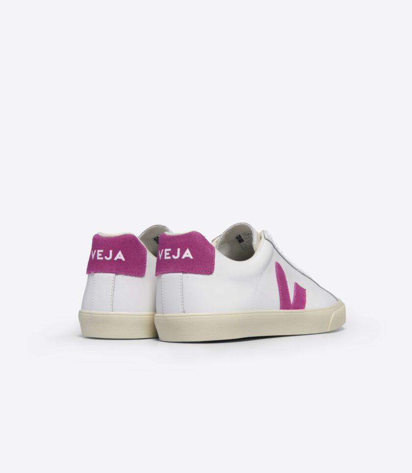 ESPLAR LEATHER WHITE ULTRAVIOLET VEJA - Imagen 3