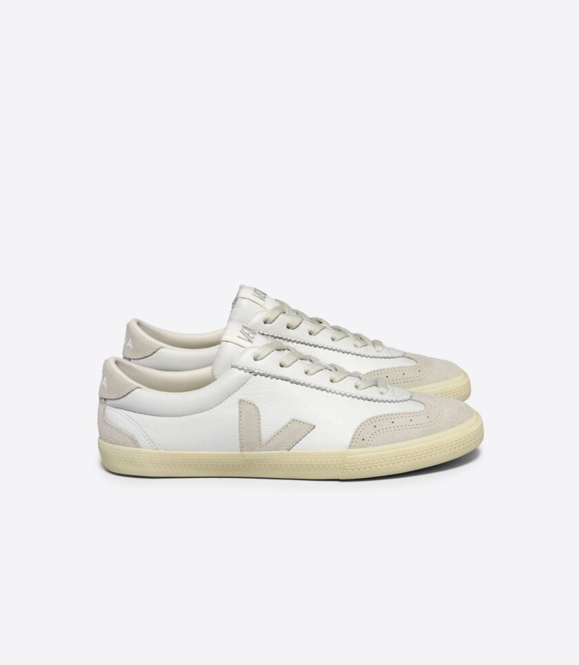 VOLLEY LEATHER WHITE NATURAL VEJA