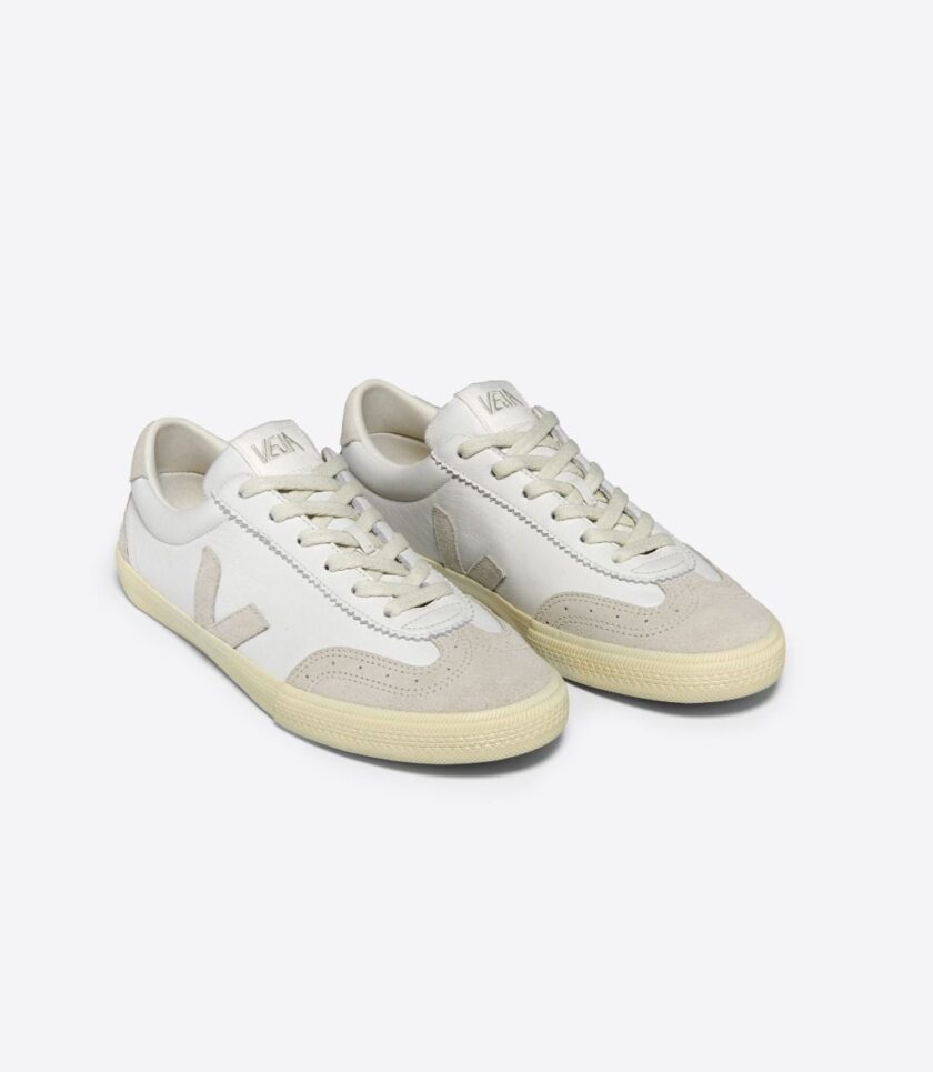 VOLLEY LEATHER WHITE NATURAL VEJA - Imagen 2