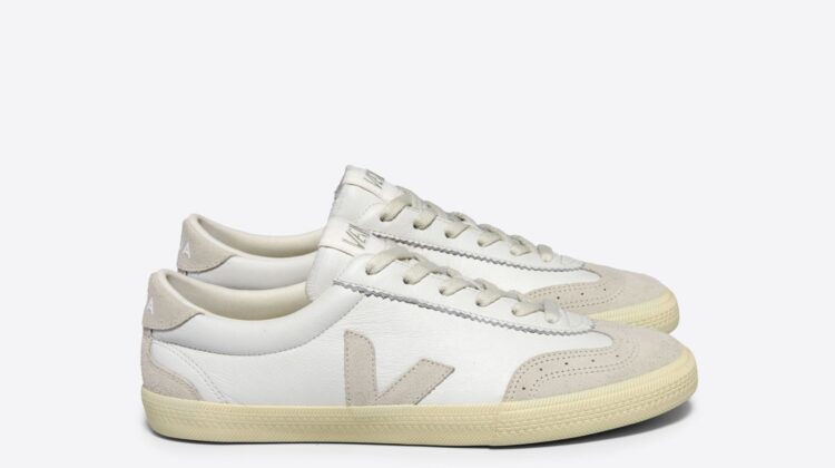 VOLLEY LEATHER WHITE NATURAL VEJA
