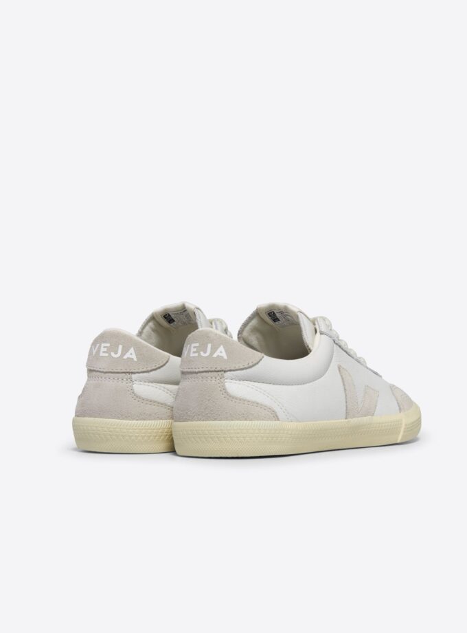 VOLLEY LEATHER WHITE NATURAL VEJA