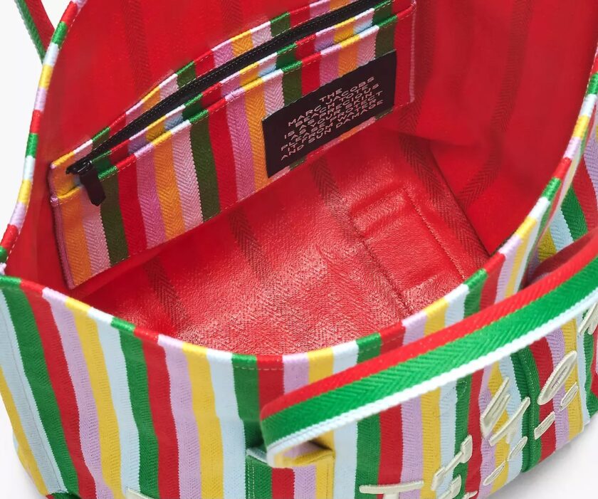 THE STRIPED JACQUARD BEACH TOTE BAG MARC JACOBS - Imagen 2