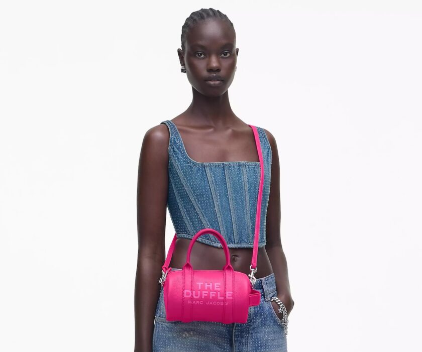 THE LEATHER MINI DUFFLE BAG MARC JACOBS - Imagen 2