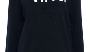 JERSEY A.P.C. Sudadera azul marino con capucha de algodón orgánico