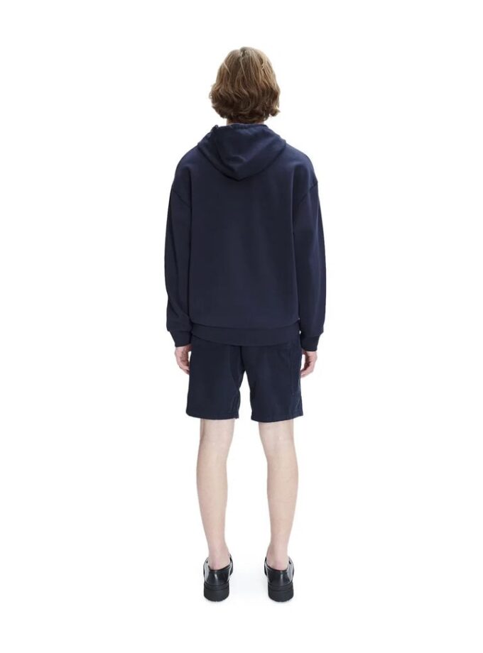 JERSEY A.P.C. Sudadera azul marino con capucha de algodón orgánico