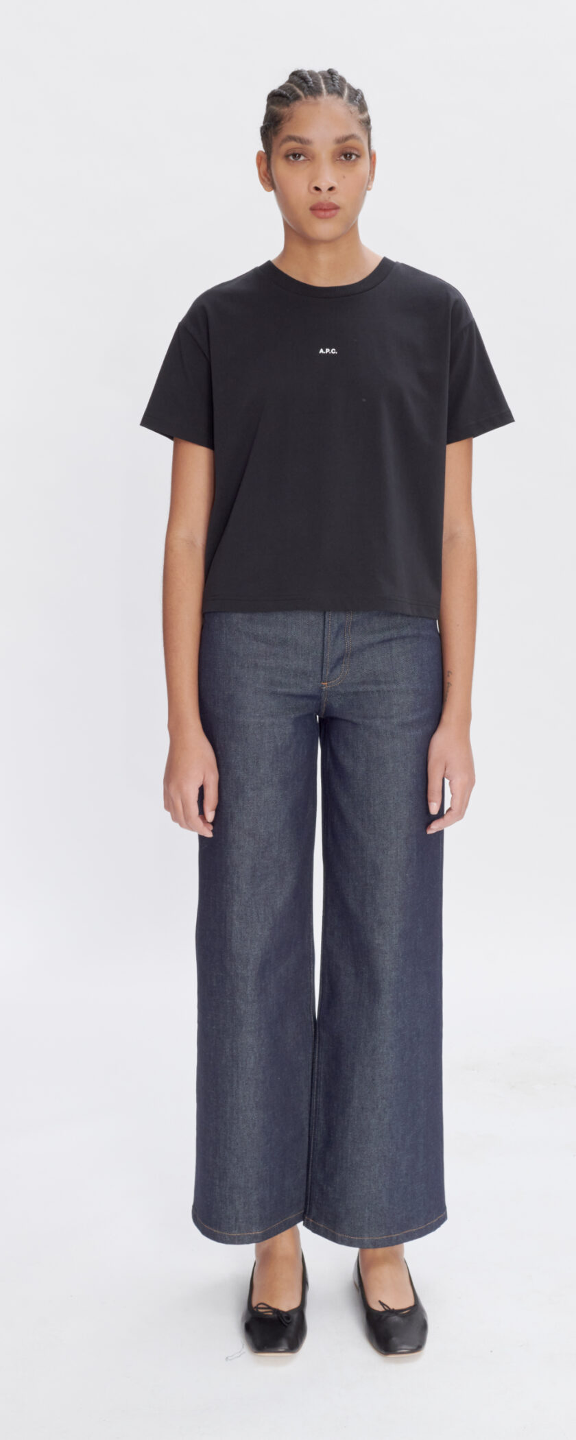 CAMISETA  COLOR NEGRO A.P.C. - Imagen 2