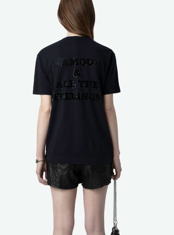 Camiseta Wassa Amour con Strass ZADIG ET VOLTAIRE