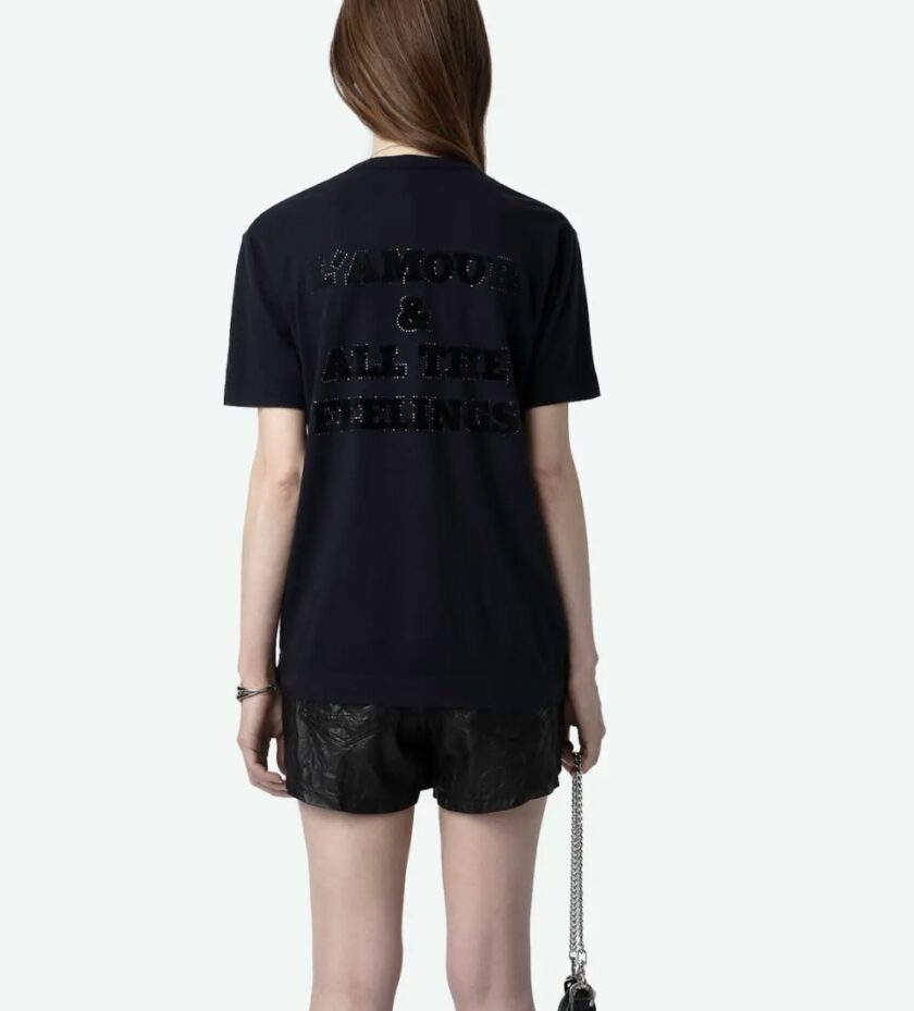 Camiseta Wassa Amour con Strass ZADIG ET VOLTAIRE - Imagen 3
