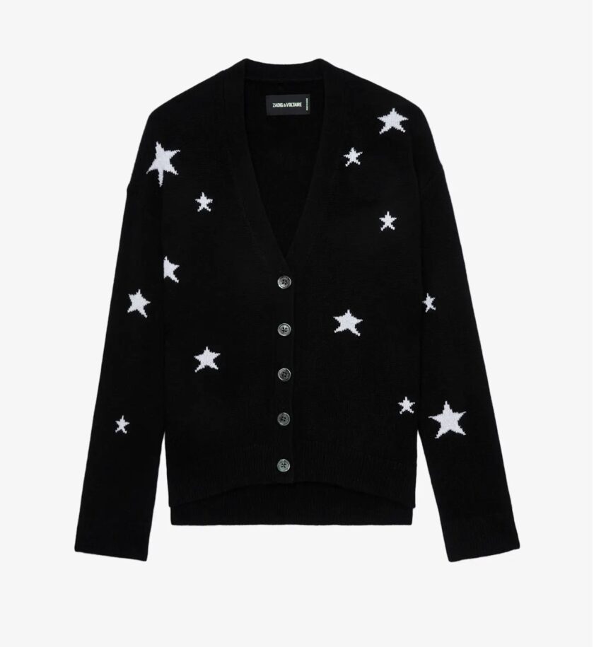 Chaqueta Mirka Stars 100% Cachemira I ZADIG ET VOLTAIRE