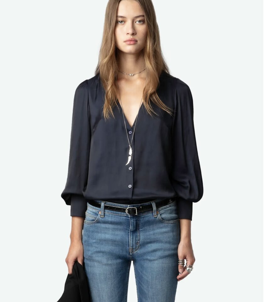 Camisa Tinous de Satén ZADIG ET VOLTAIRE - Imagen 2