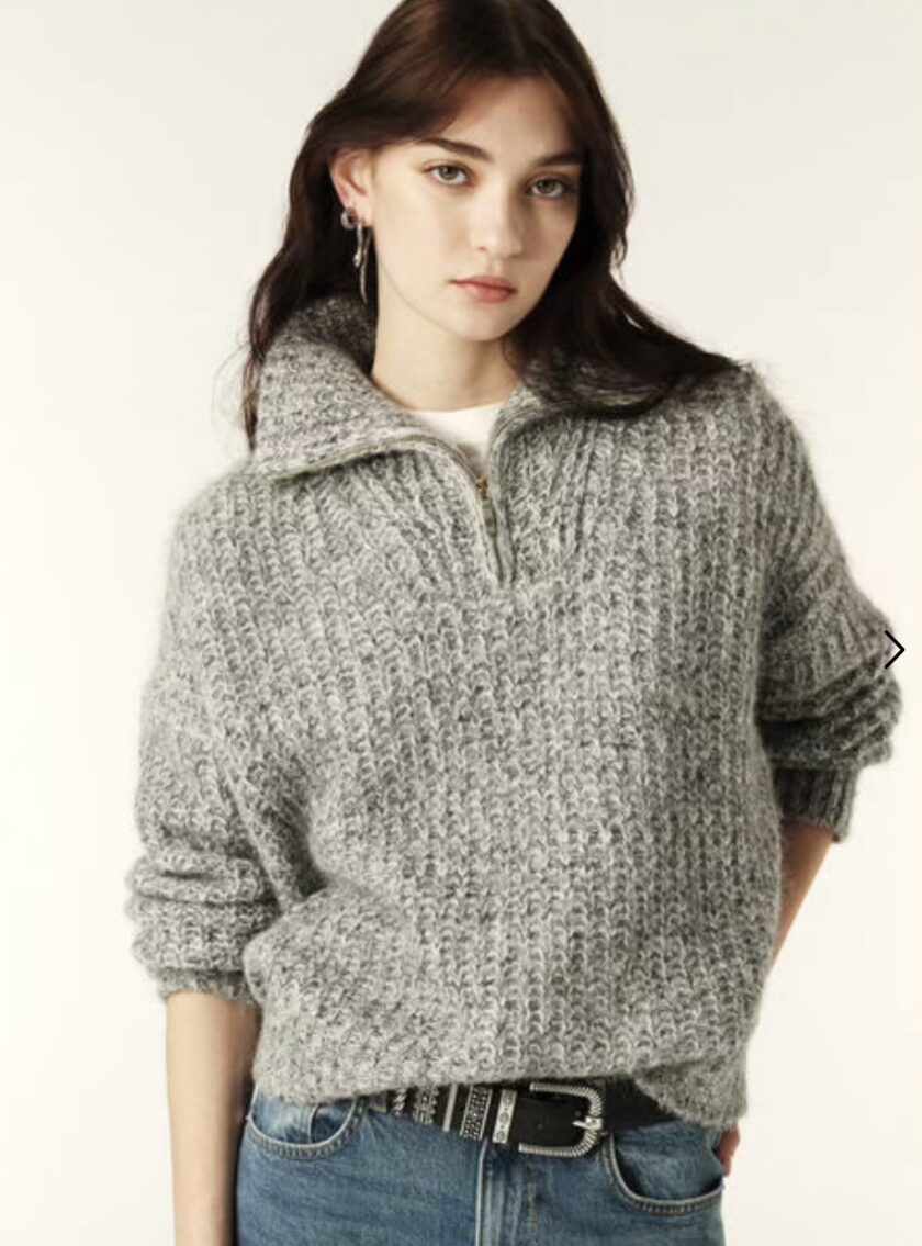 JERSEY  COLOR GRIS BA&SH - Imagen 2