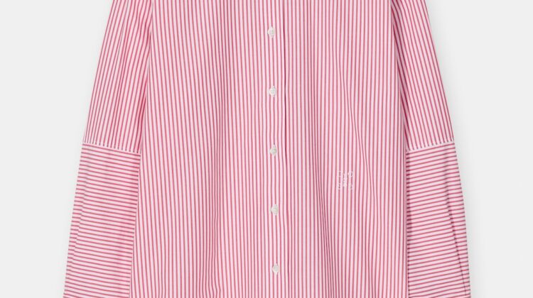 CAMISA  COLOR BLANCO RAYAS ROJO HOX