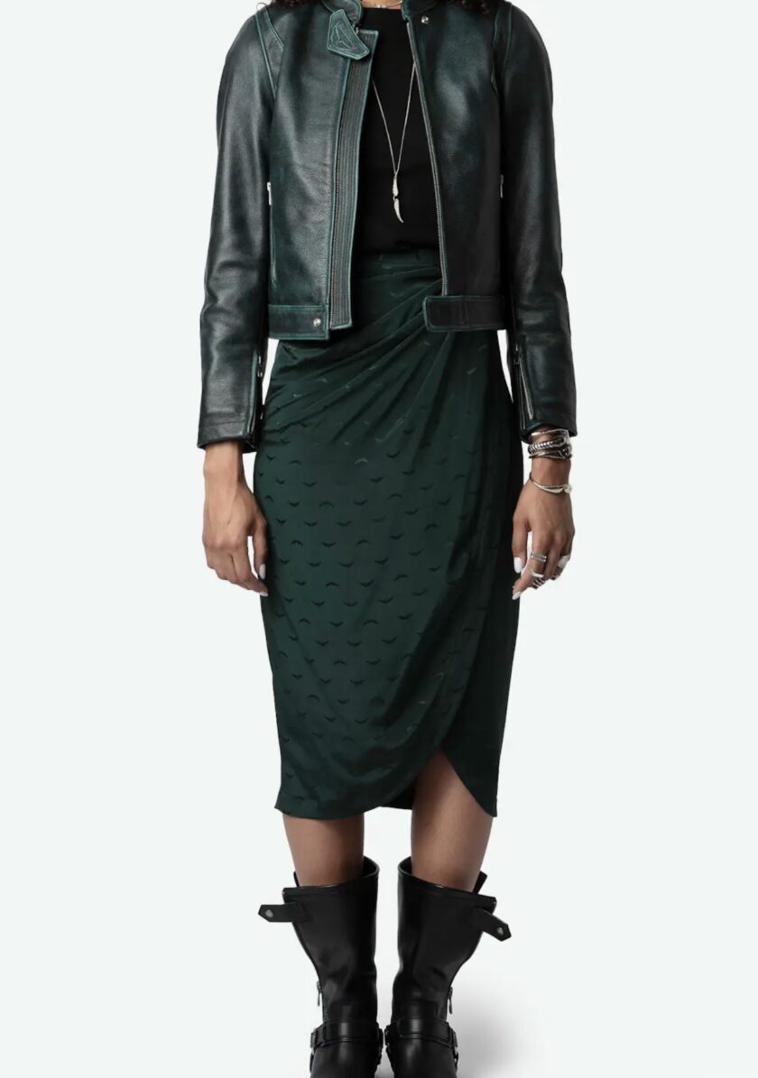 Falda Jamelia Wings de Jacquard de Seda ZADIG ET VOLTAIRE - Imagen 2