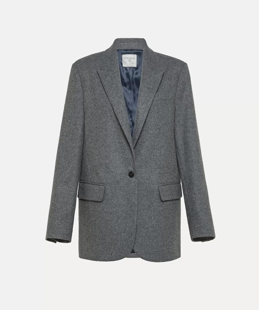 CHAQUETA  COLOR GRIS FORTE-FORTE