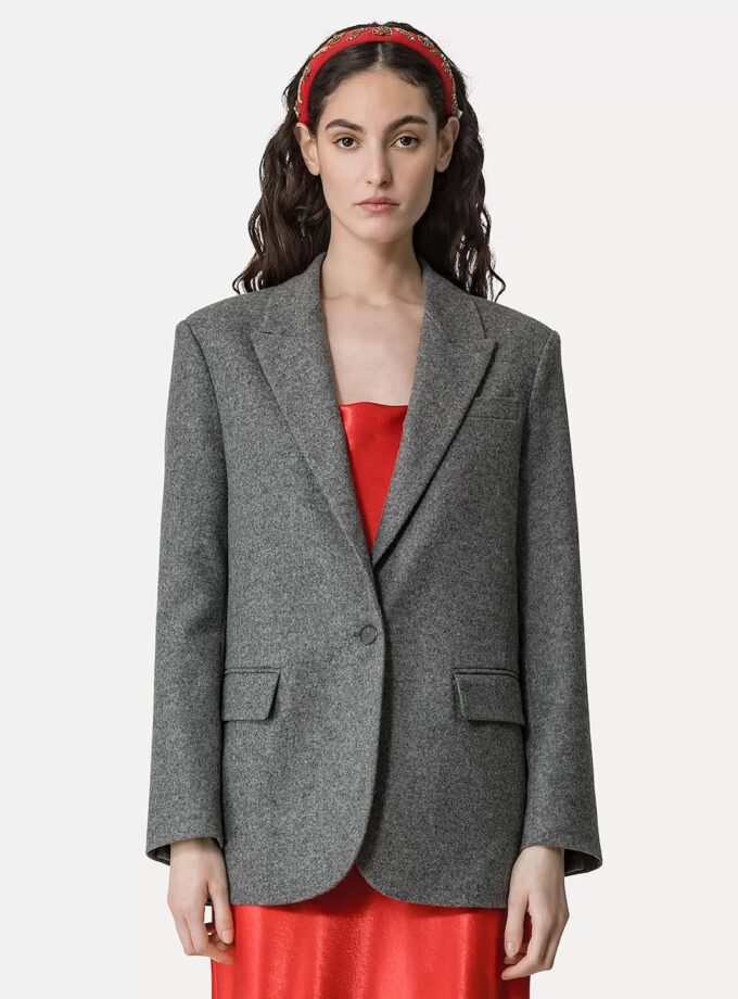 CHAQUETA  COLOR GRIS FORTE-FORTE