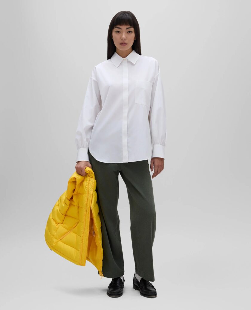 camisa de popelina de algodon - blanco ASPESI - Imagen 2