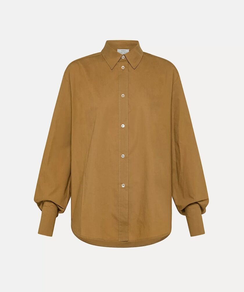 CAMISA  COLOR CAMEL FORTE-FORTE - Imagen 3
