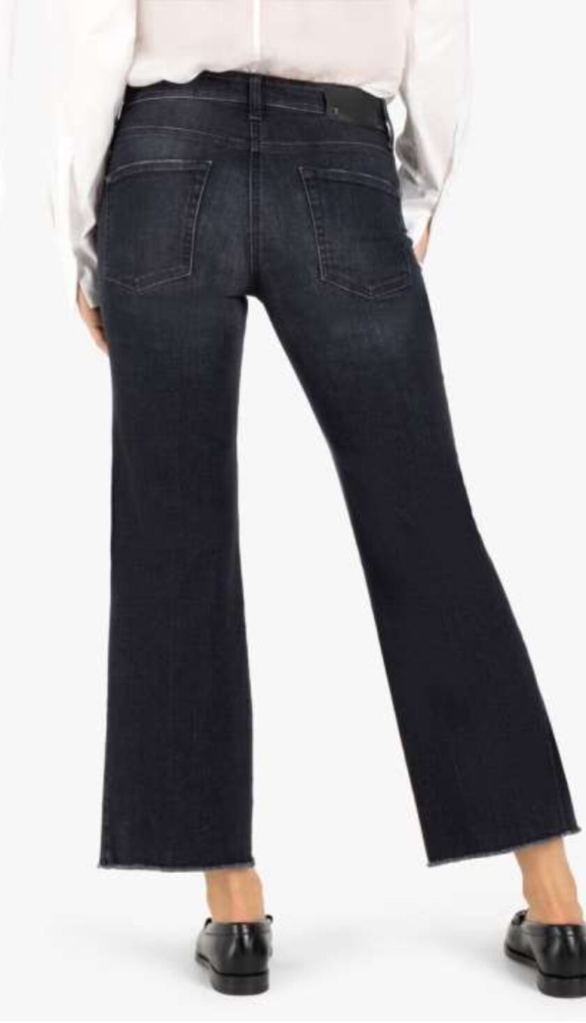 PANTALON JEANS ACAMPANADOS CROPPED CAMBIO - Imagen 2