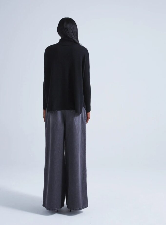 JERSEY CLARA tipo poncho de cuello alto 100 % cachemira ABSOLUT CASHMERE