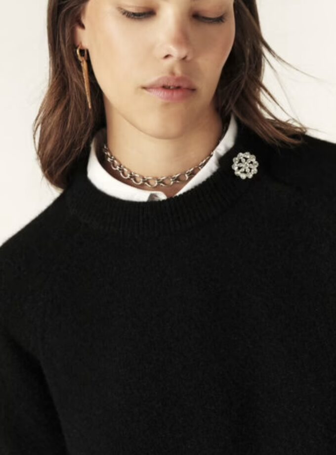 JERSEY  COLOR NEGRO BA&SH