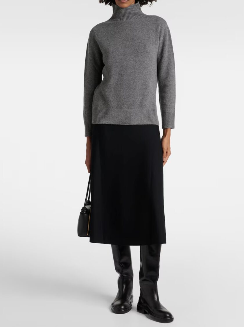 Jersey de cuello alto de hilado de cachemira MAX MARA - Imagen 2