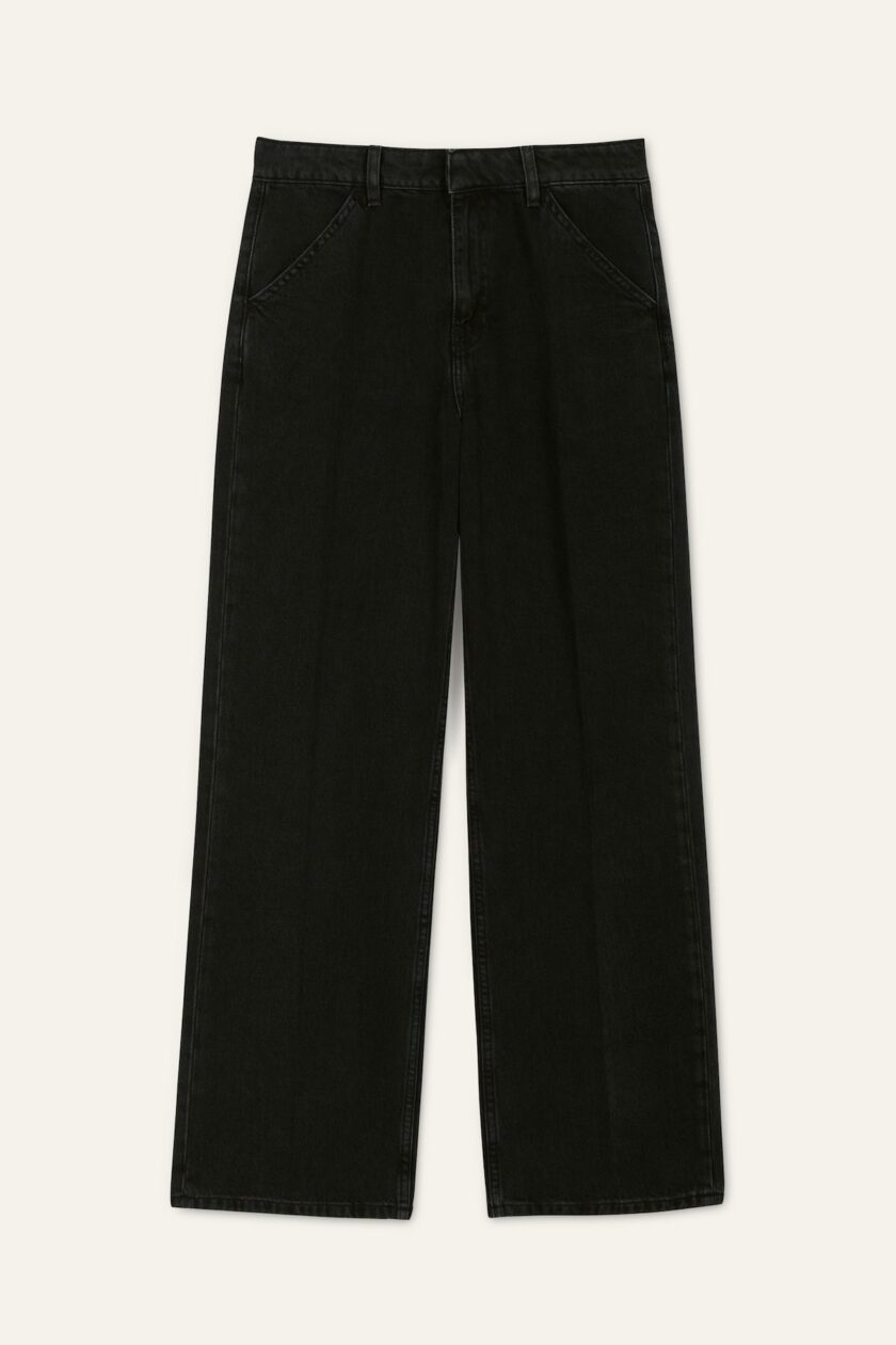 PANTALON  COLOR NEGRO BA&SH