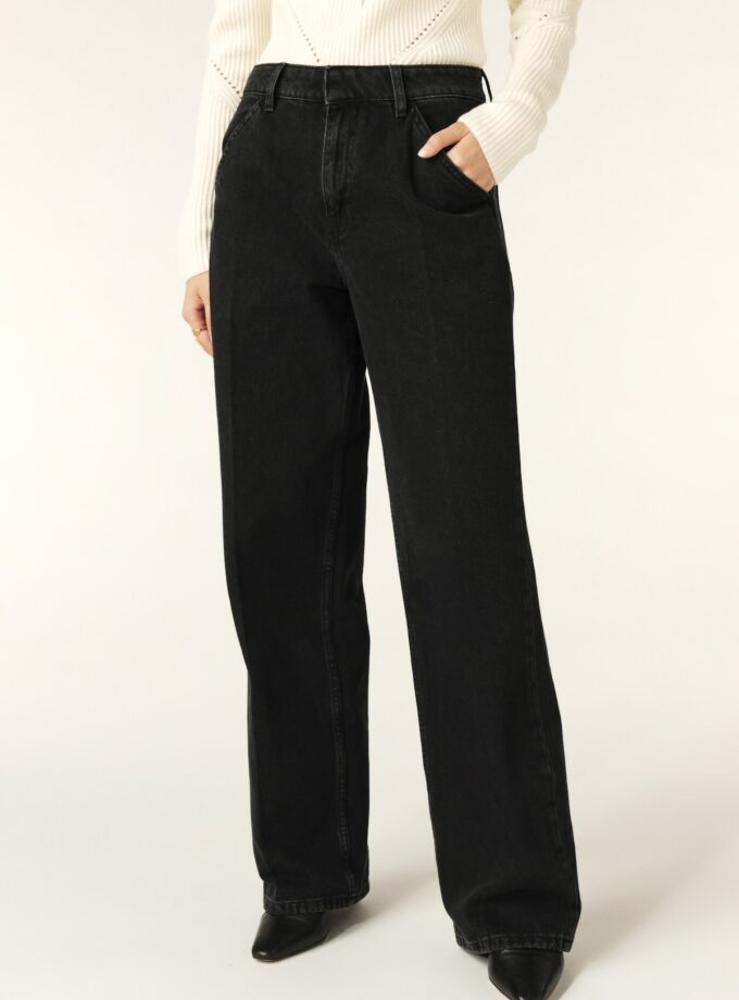 PANTALON  COLOR NEGRO BA&SH