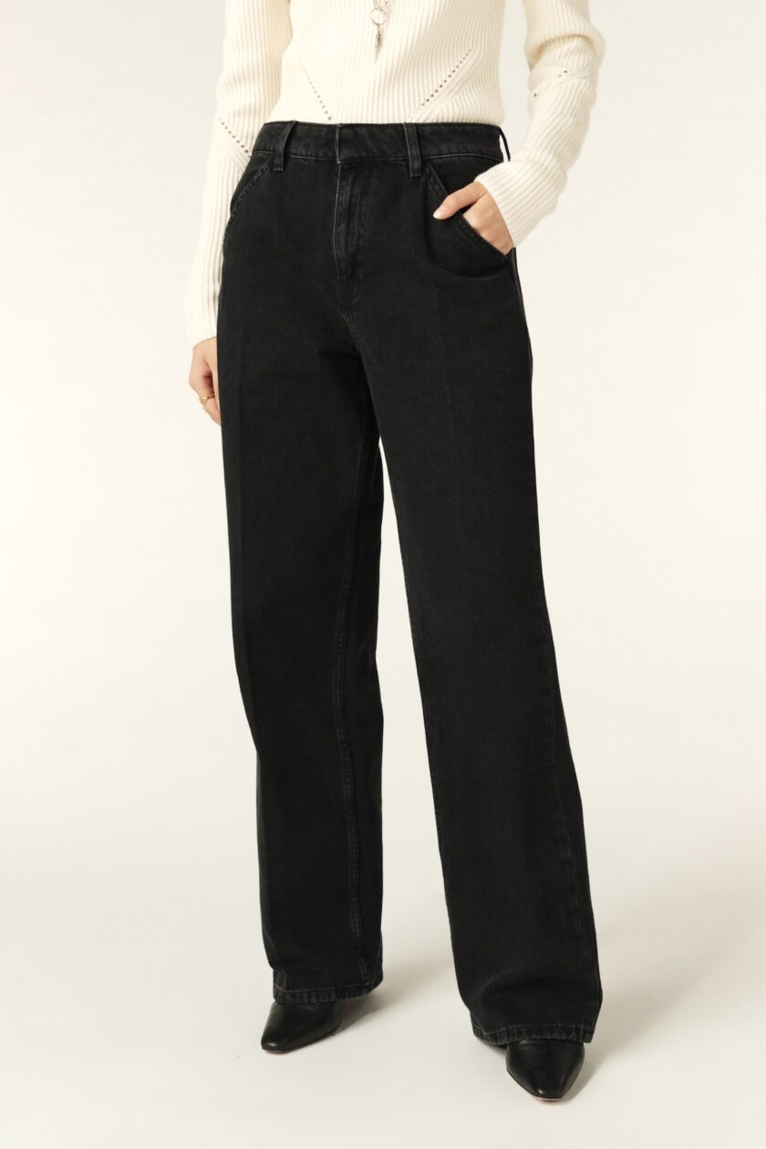 PANTALON  COLOR NEGRO BA&SH - Imagen 2