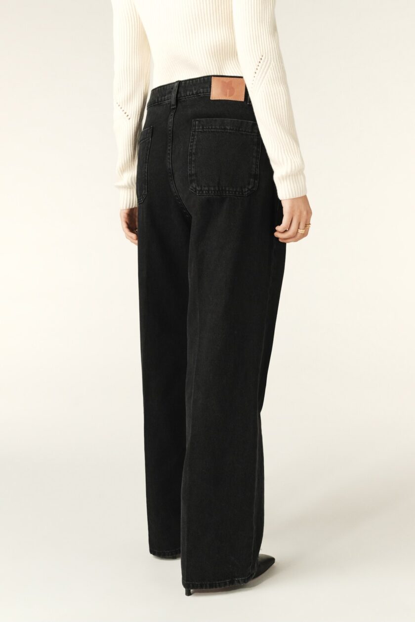 PANTALON  COLOR NEGRO BA&SH - Imagen 3