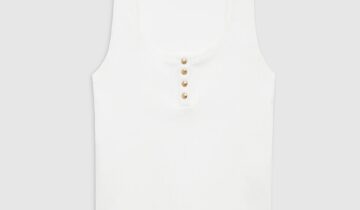 CAMISETA  COLOR IVORY ANINE BING